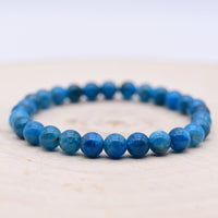 Bracelet Apatite Bleue "Volonté"