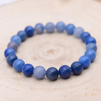 Bracelet Aventurine Bleue "Sagesse"