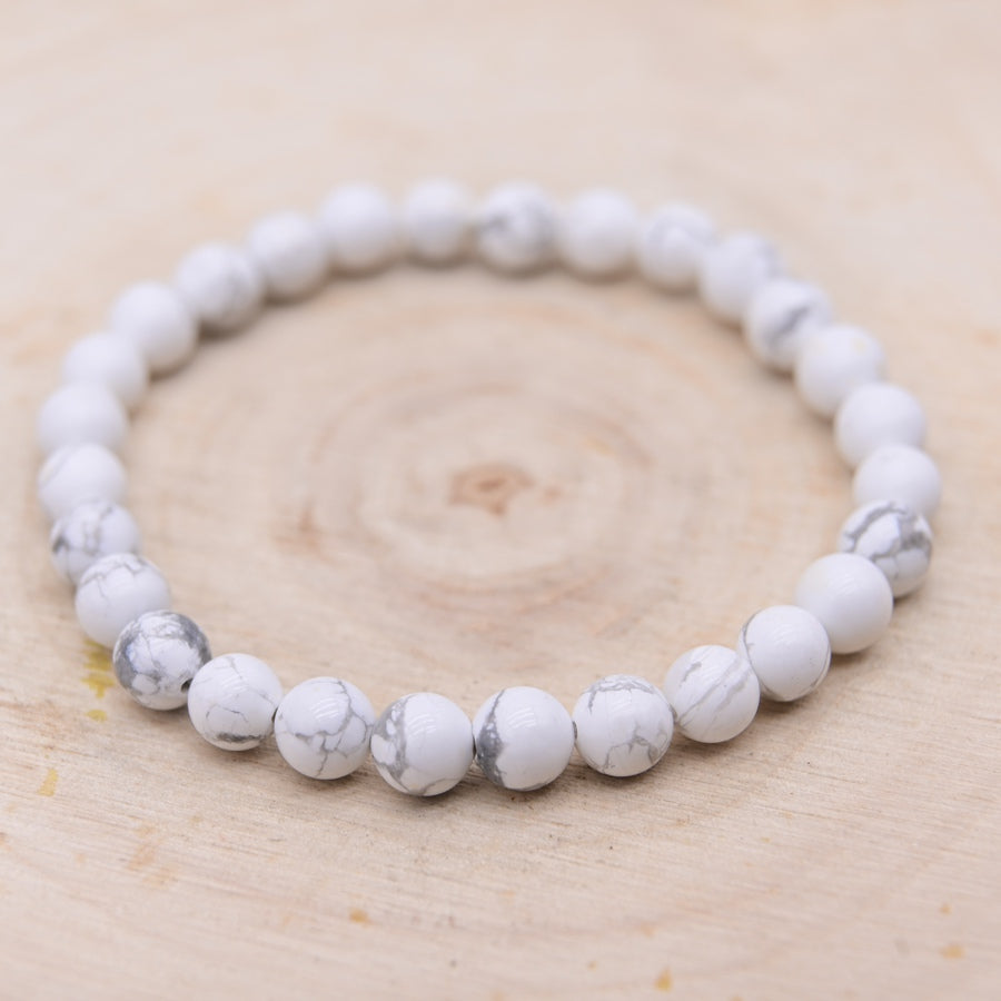 Bracelet Howlite "Patience"