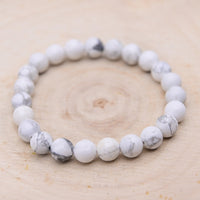 Bracelet Howlite "Patience"