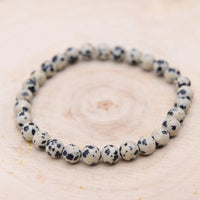 Bracelet Jaspe Dalmatien "Joie de vivre"