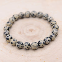 Bracelet Jaspe Dalmatien "Joie de vivre"