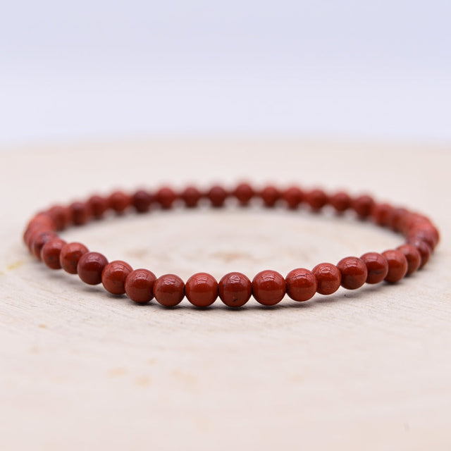 Bracelet Jaspe Rouge "Vitalité"