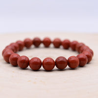 Bracelet Jaspe Rouge "Vitalité"