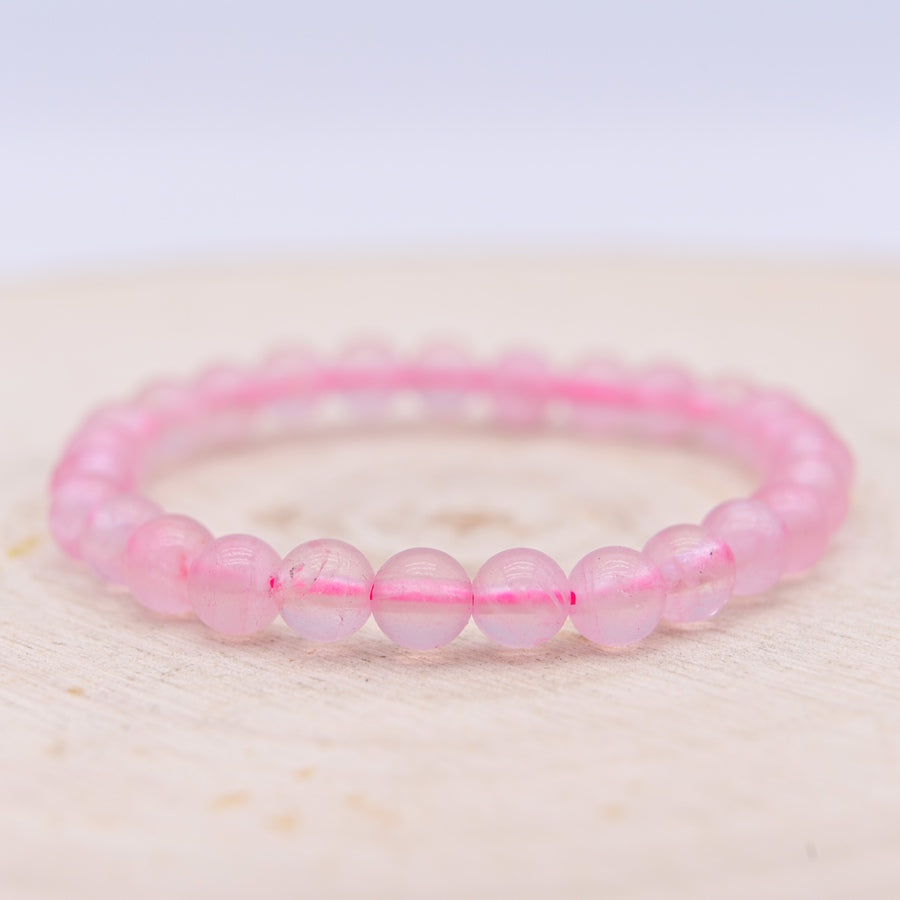 Bracelet Quartz Rose "Amour"