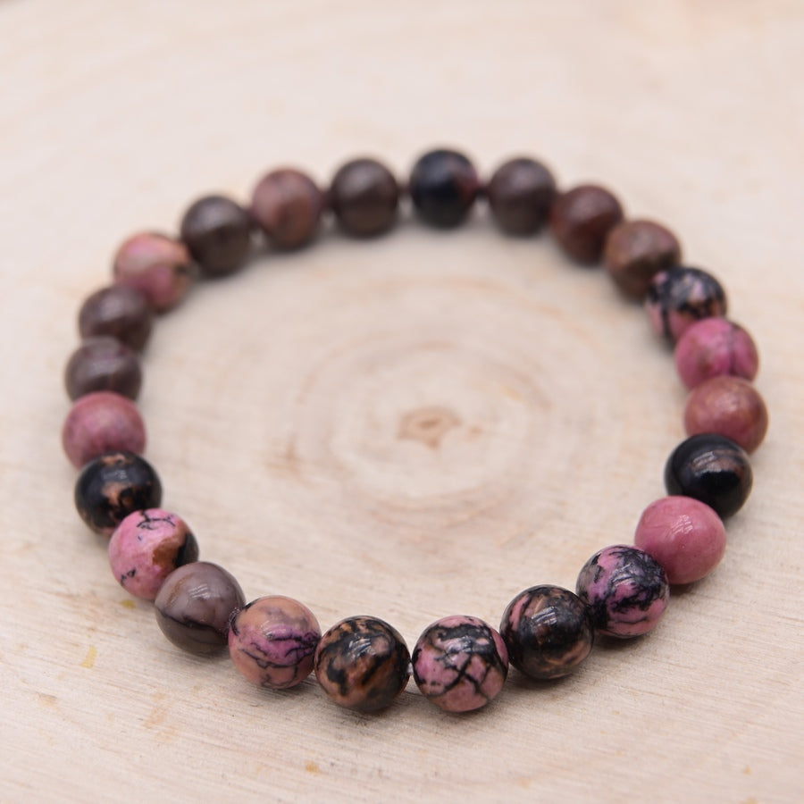 Bracelet Rhodonite "Soutien Emotionnel"