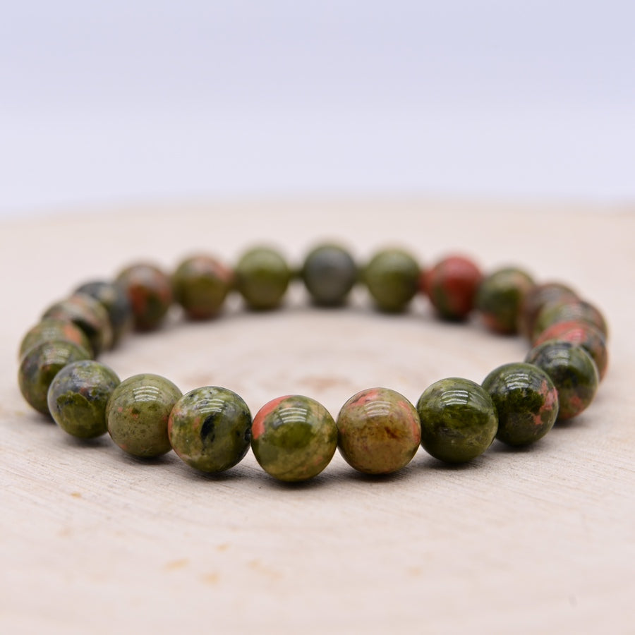 Bracelet Unakite "Croissance Personnelle"