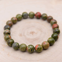 Bracelet Unakite "Croissance Personnelle"