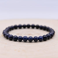 [RARE] Bracelet en Saphir Bleu 5,5mm "Sagesse et Protection" - Extra