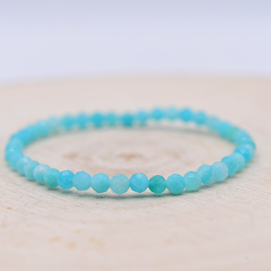 Bracelet Facetté Amazonite "Harmonie"