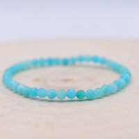 Bracelet Facetté Amazonite "Harmonie"