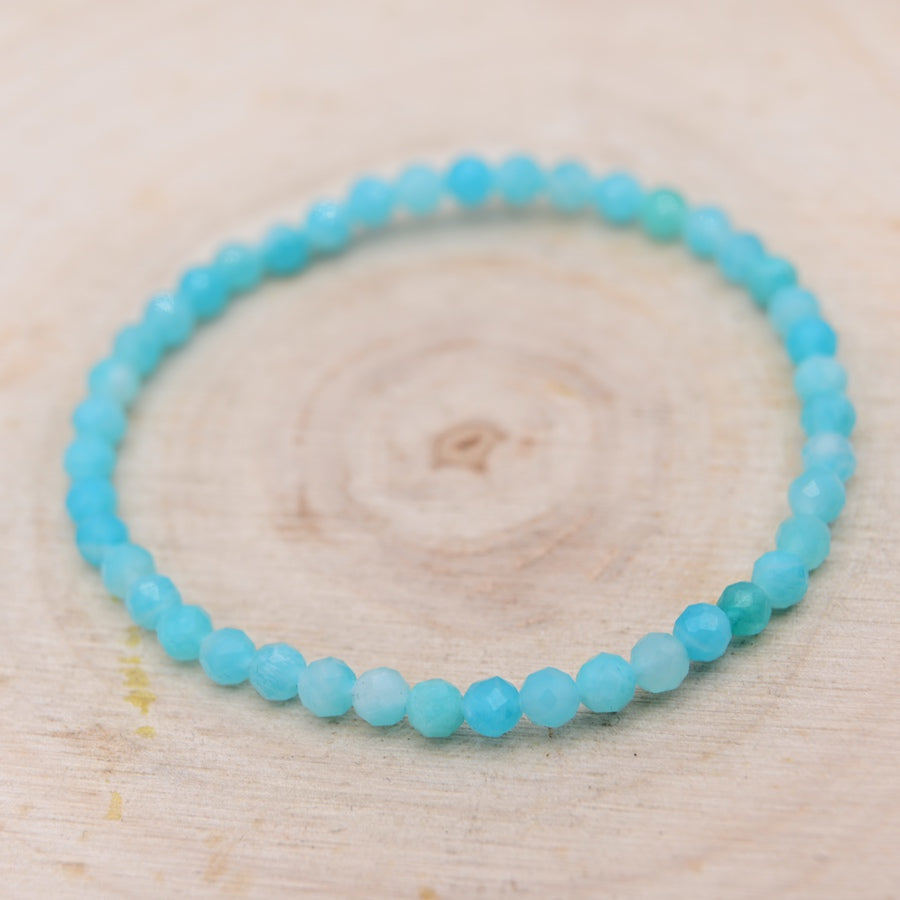 Bracelet Facetté Amazonite "Harmonie"