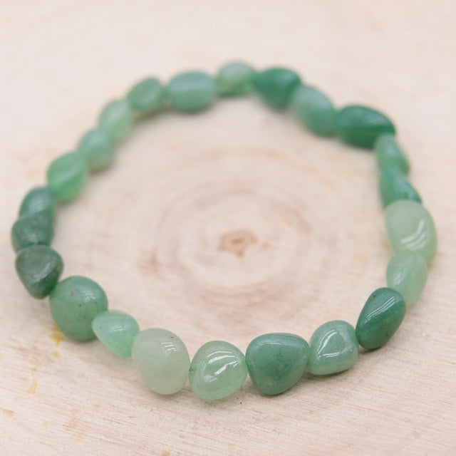 Bracelet Roulé Aventurine Verte "Tranquilité"