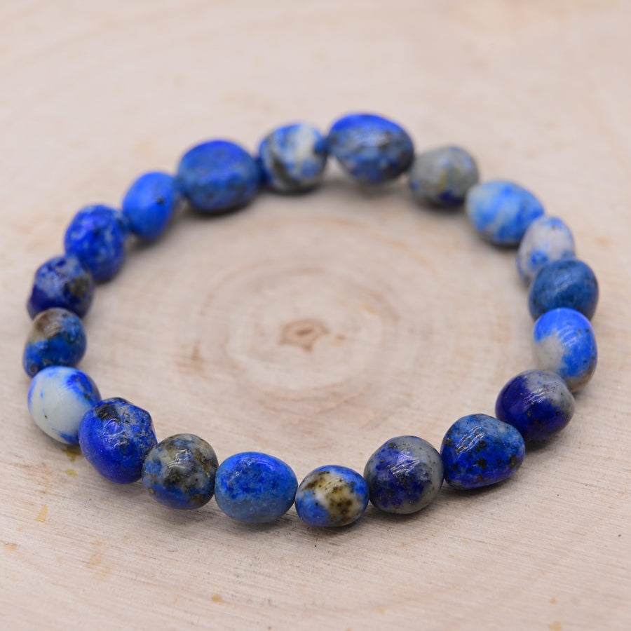 Bracelet Roulé Lapis Lazuli "Communication"