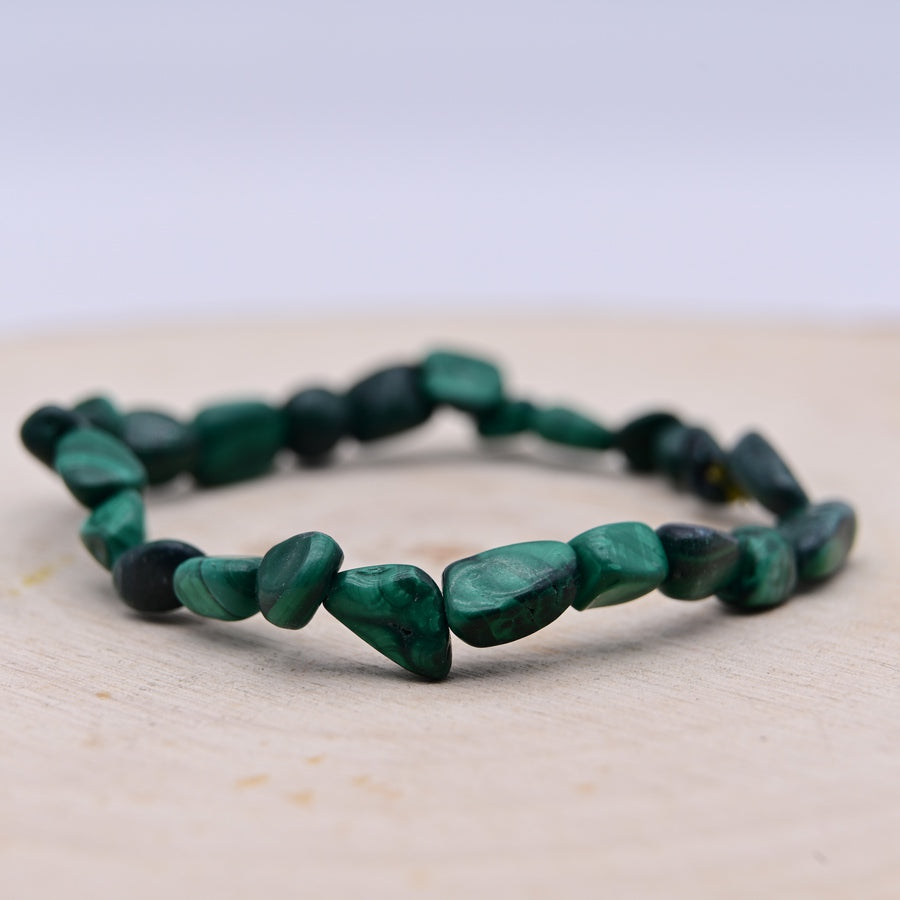 Bracelet Roulé Malachite "Transformation"