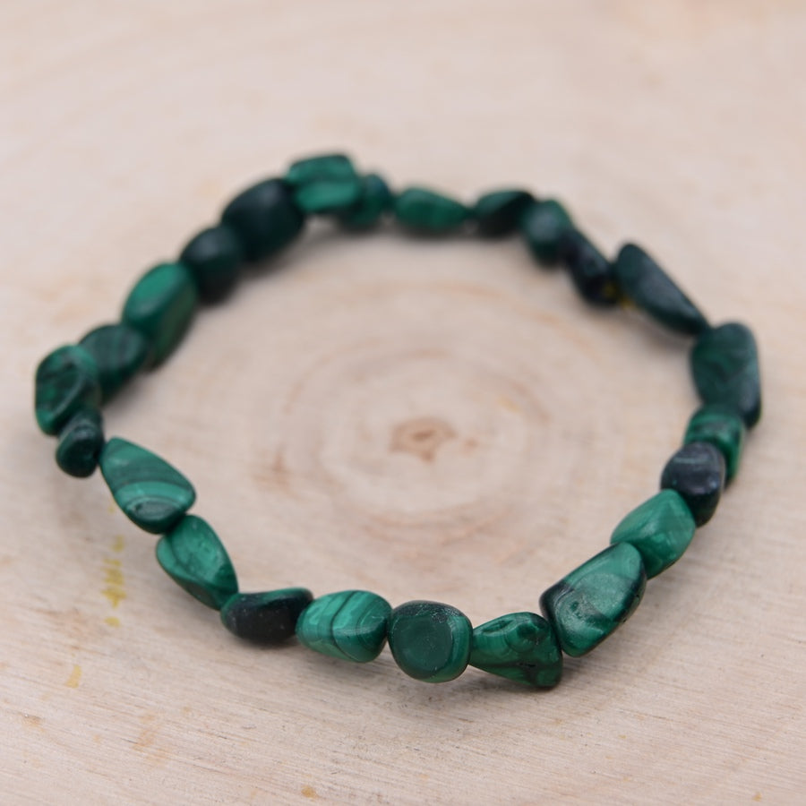 Bracelet Roulé Malachite "Transformation"