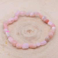 Bracelet Roulé Opale Rose "Guérison Emotionnelle"