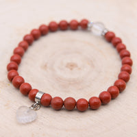 Bracelet Tehila Jaspe Rouge "Vitalité"