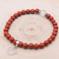 Bracelet Tehila Jaspe Rouge "Vitalité"