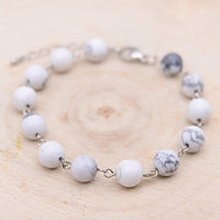 Bracelet Ayanna Howlite "Patience"