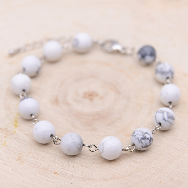 Bracelet Ayanna Howlite "Patience"