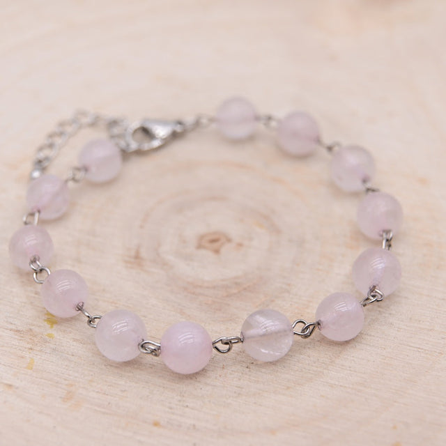 Bracelet Ayanna Quartz Rose "Amour"