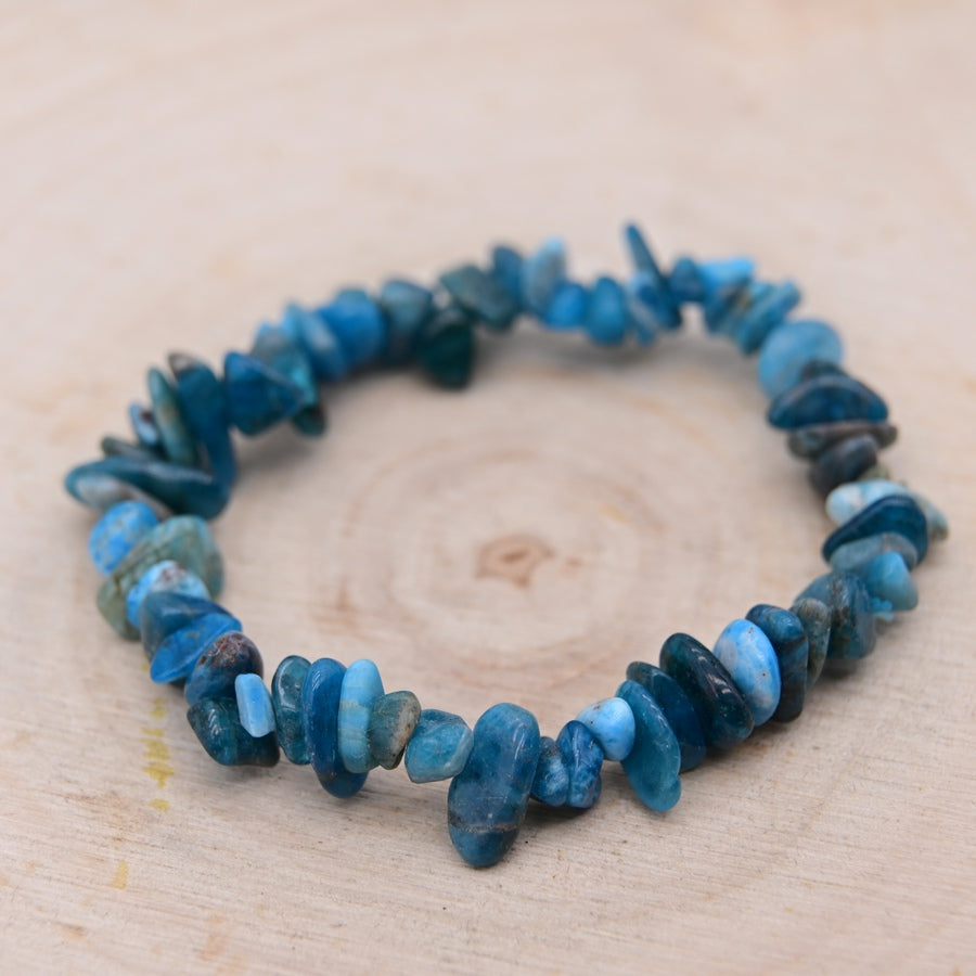 Bracelet Baroque Apatite Bleue "Volonté"