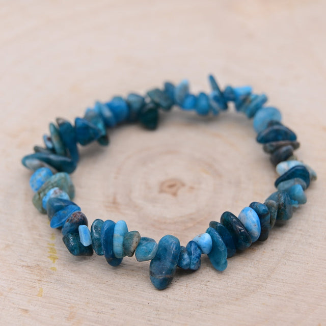 Bracelet Baroque Apatite Bleue "Volonté"