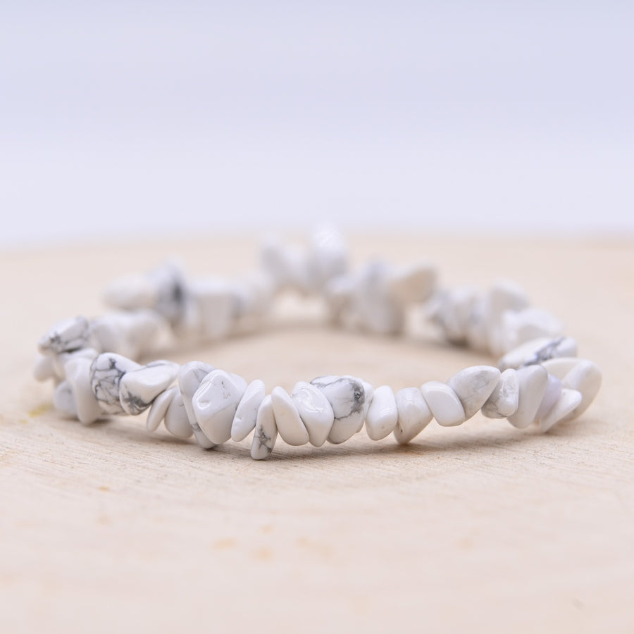 Bracelet Baroque Howlite "Patience"