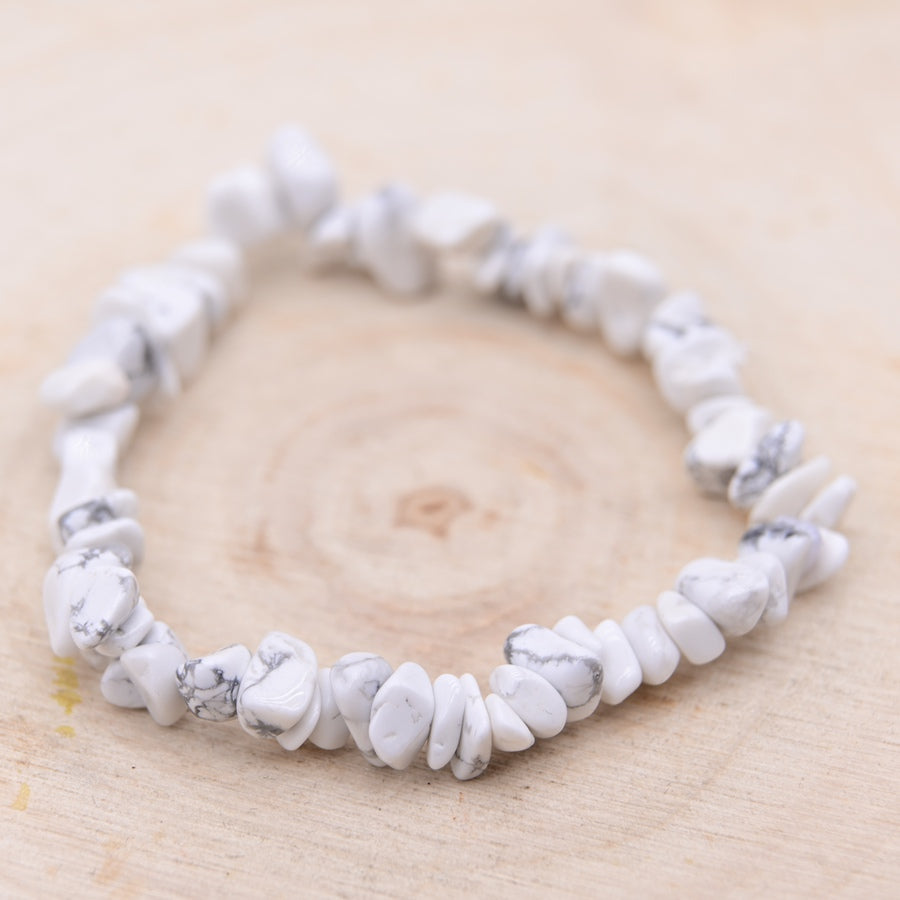 Bracelet Baroque Howlite "Patience"