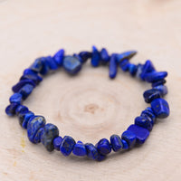 Bracelet Baroque Lapis Lazuli "Communication"