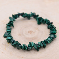 Bracelet Baroque Malachite "Transformation"