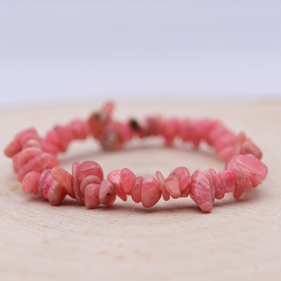 Bracelet Baroque  Rhodochrosite "Compassion"