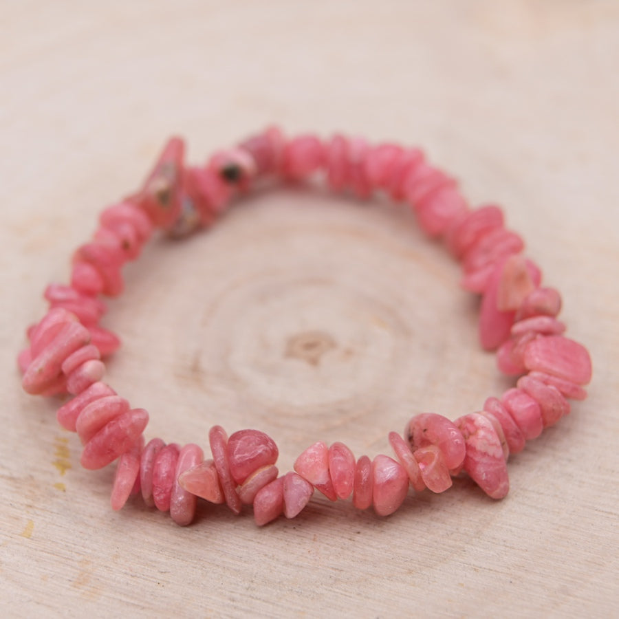 Bracelet Baroque  Rhodochrosite "Compassion"