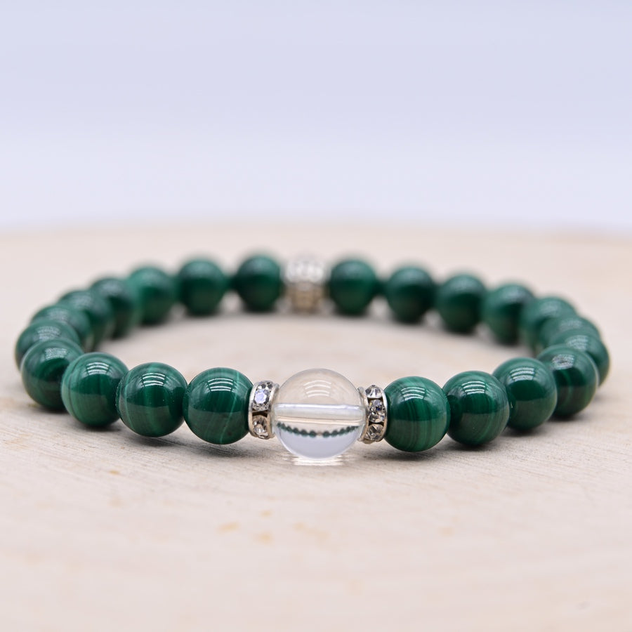 Bracelet Nikiti Malachite "Transformation"