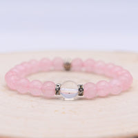 Bracelet Nikiti Quartz Rose "Amour"