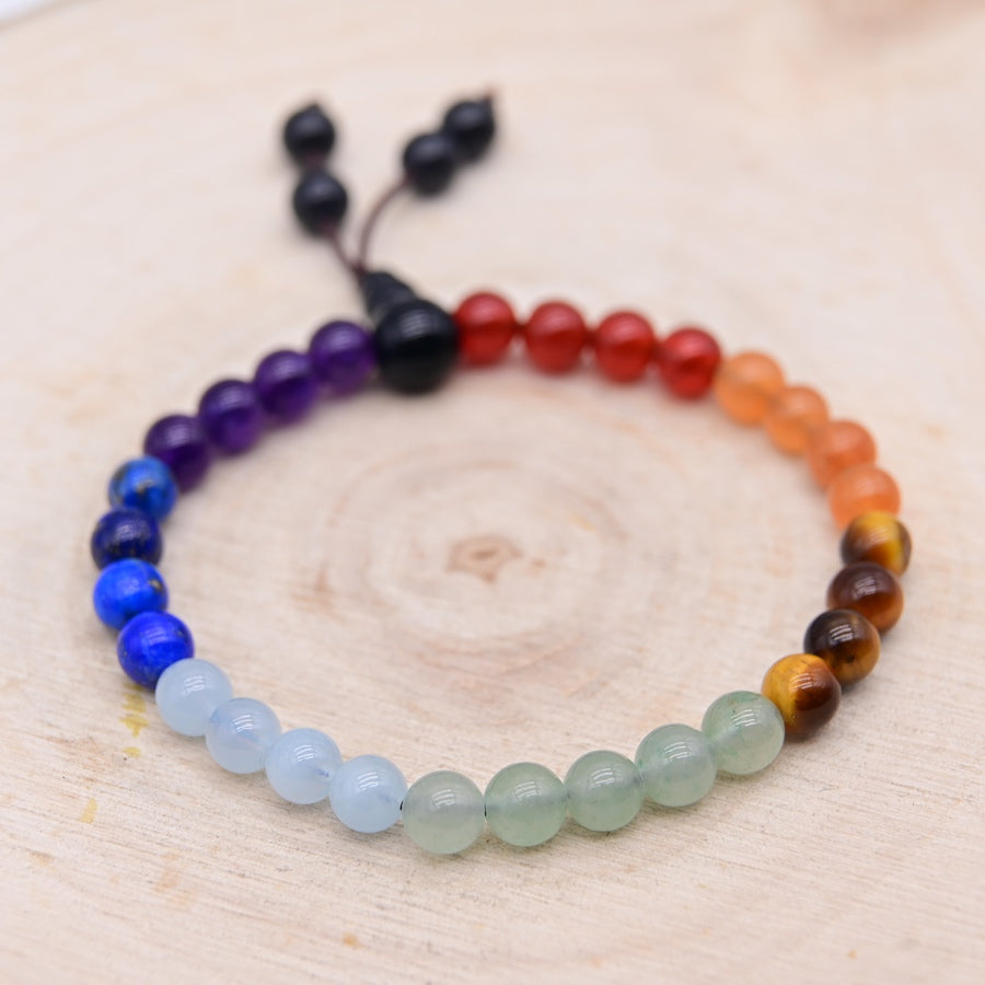 Bracelet Style Japa Mala 7 Chakras