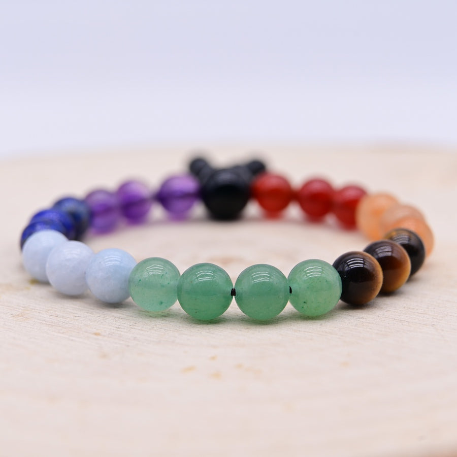 Bracelet Style Japa Mala 7 Chakras