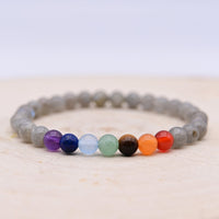 Bracelet Labradorite 7 Chakras