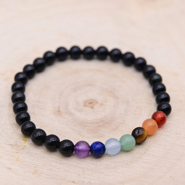 Bracelet Obsidienne 7 Chakras