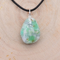 Pendentif Roulé Chrysoprase "Tolérance"