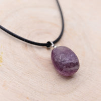 Pendentif Roulé Fluorite "Concentration"