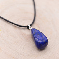 Pendentif Roulé Lapis Lazuli "Communication"