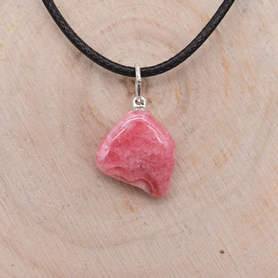 Pendentif Roulé Rhodochrosite "Compassion"