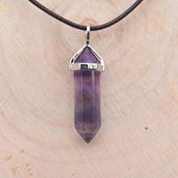 Pendentif Pointe Hexa Fluorite "Concentration"