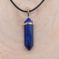 Pendentif Pointe Hexa Lapis Lazuli "Communication"