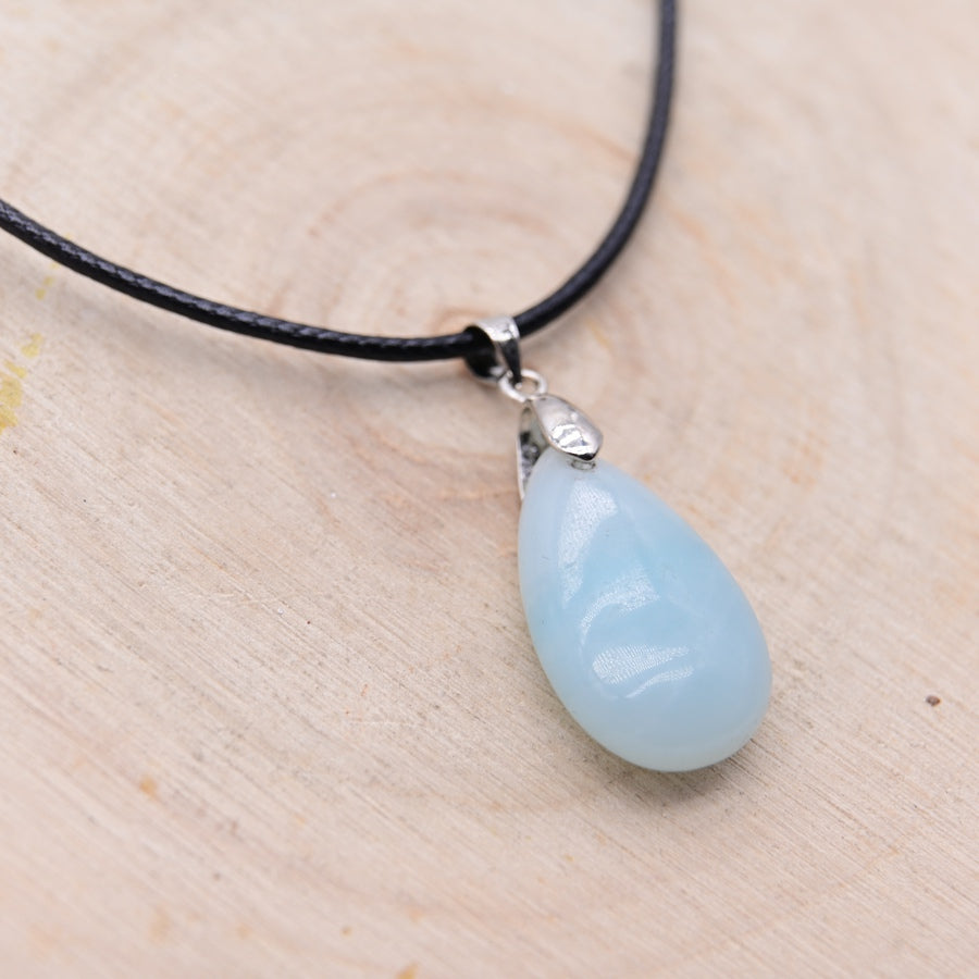 Pendentif Goutte Amazonite "Harmonie"