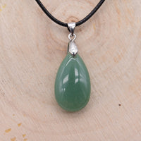 Pendentif Goutte Aventurine Verte "Tranquilité"