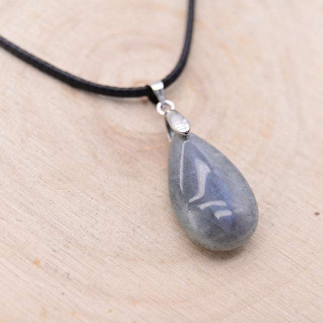 Pendentif Goutte Labradorite "Protection Energétique"