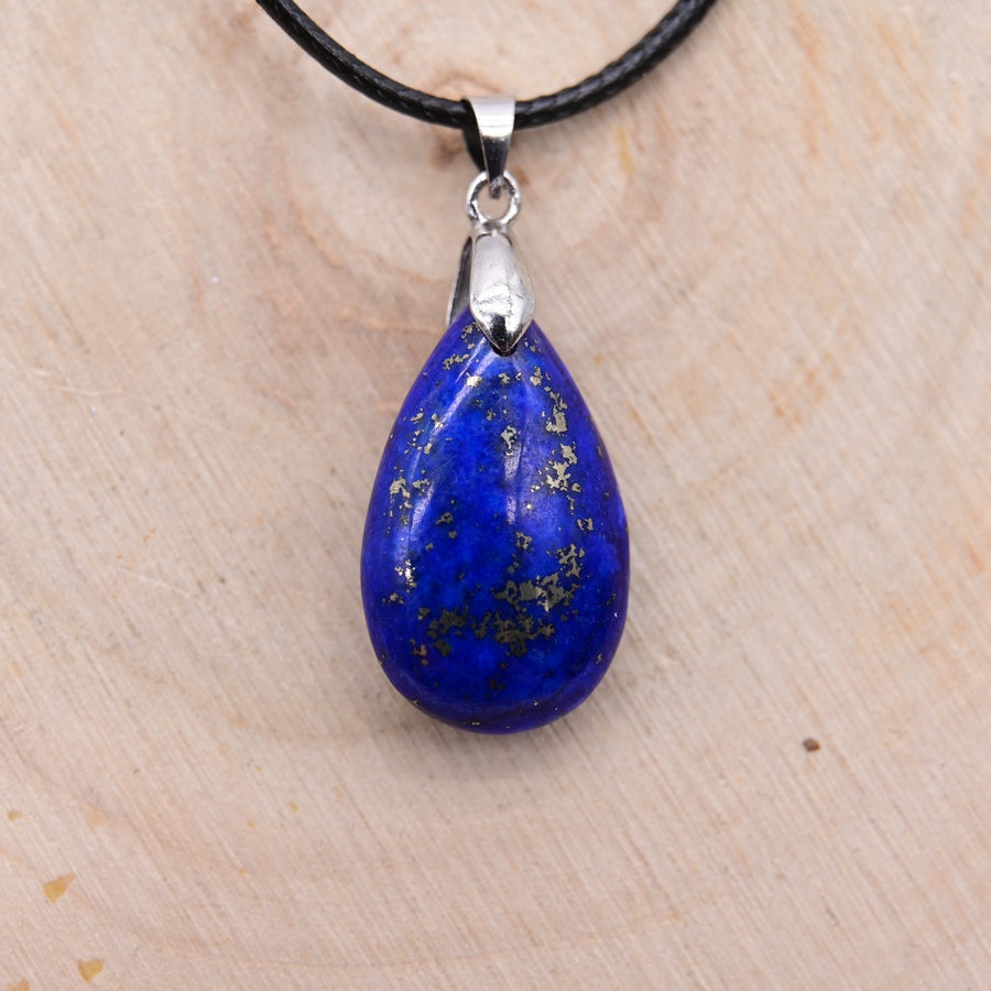 Pendentif Goutte Lapis Lazuli "Communication"